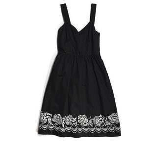 Ann Taylor Loft Black Sleeveless Dress 0P